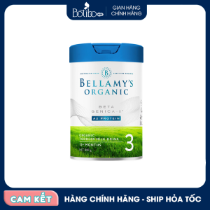 Sữa Bellamy's Organic đạm A2 số 3 800g (LON)